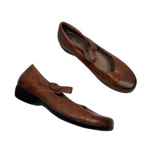 Dansko Womens Brown Leather Fawna Mary Jane Shoes Size 42